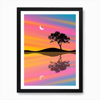 Rainbow Sky Art Print