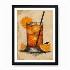 Iced Tea 3 Art Print