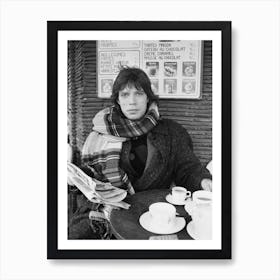 Mick Jagger Lead Singer With The Rolling Stones Pictured In Paris France In January 1985 Art Print