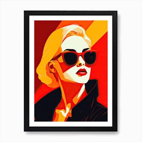 New Hampshire, Pop art Art Print