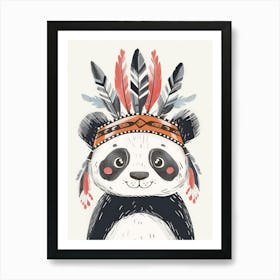 Indian Panda 13 Art Print