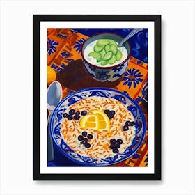 Rice Pudding Painting 1 Art Print