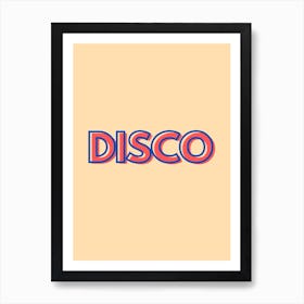 Disco Art Print