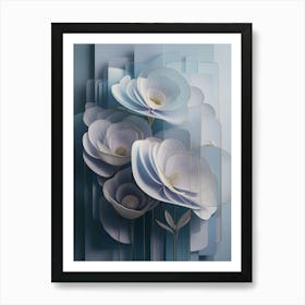 Paper Flowers 6 Art Print