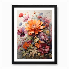 Flowers In A Vase 2 Art Print