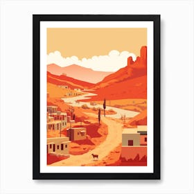 Bolivia Travel Illustration Art Print