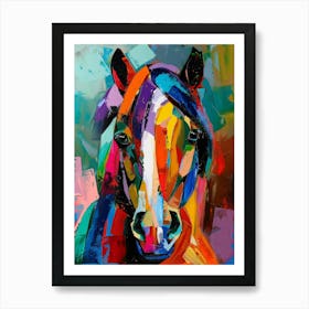 Colorful Horse 3 Art Print