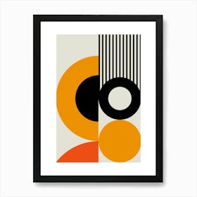 Octogon.USA. Wall art. Art Print