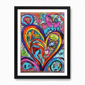 Heart Of Love 6 Art Print