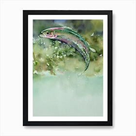 Hake Storybook Watercolour Art Print