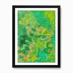 Abstract green #2 Art Print