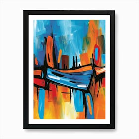 Abstract Cityscape 26 Art Print