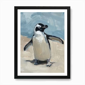 Adlie Penguin Volunteer Point Oil Painting 1 Art Print