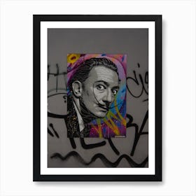 street art Dali Art Print