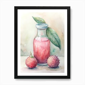 Lychee Juice China Art Print