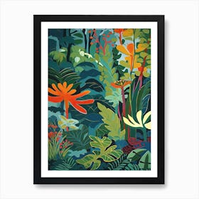 Royal Botanical Gardens, Edinburgh, Painting 3 Art Print