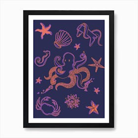 Octopus Big Art Print