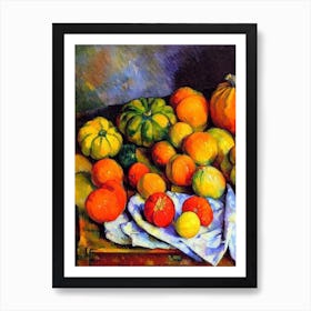 Squash 2 Cezanne Style vegetable Poster