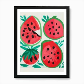 Matisse Inspired Water Melon Art Print