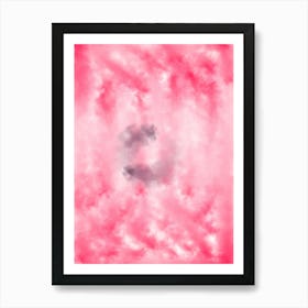 Pink Abstract Abstract Painting Art Print