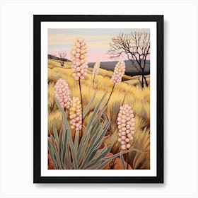 Prairie Clover 2 Flower Painting Art Print