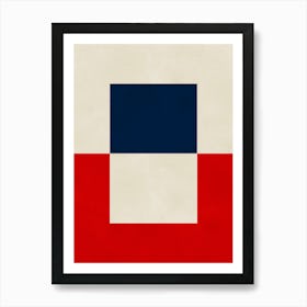 Modern geometry 9 1 Art Print