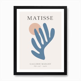 Blue Matisse Art Print