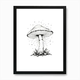 Mushroom Art Print