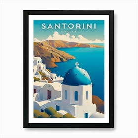 Santorini Travel Art Print