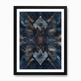 Abstract Geometric Painting Art Print