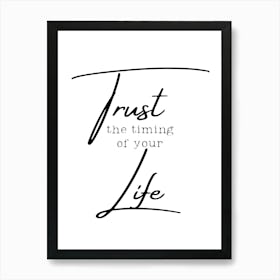 Trust Fy Art Print