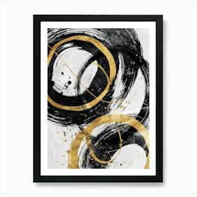 Abstract Circles Canvas Print 16 Art Print