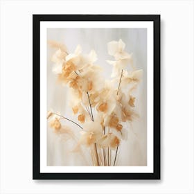 Boho Dried Flowers Orchid 6 Art Print