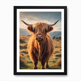 Highland Cow 21 Art Print