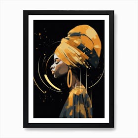 Portrait Of African Woman 3 Art Print