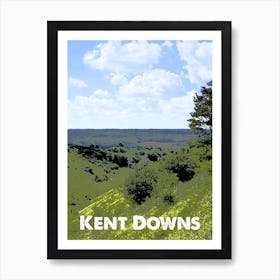 Kent Downs, AONB, Area of Outstanding Natural Beauty, National Park, Nature, Countryside, Wall Print, Art Print