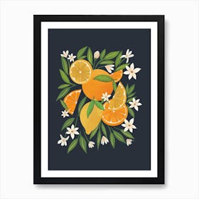 Citrus Burst Art Print