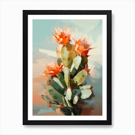 Cactus Painting Acanthocalycium Cactus 7 Art Print