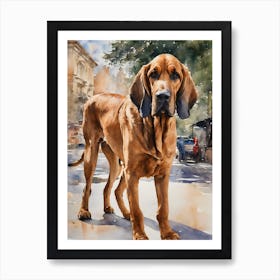 Bloodhounds Two Art Print