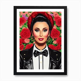 Cher Illustration Movies Art Print
