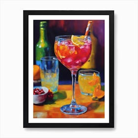 Cocktail Art Print