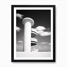 Faro, Portugal, Black And White Photography 3 Art Print