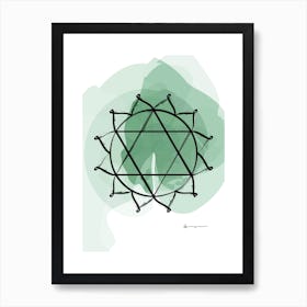 Heart Chakra Anahata Art Print