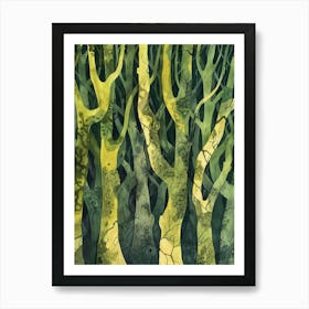 Forest Of Trees Art Print