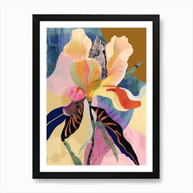 Colourful Flower Illustration Everlasting Flower 2 Art Print