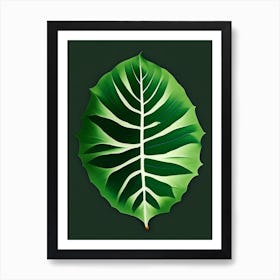 Perilla Leaf Vibrant Inspired Art Print