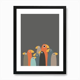 Minimalist Bird Print Art Print