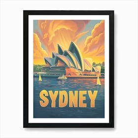 Sydney Opera House Australia Art Print