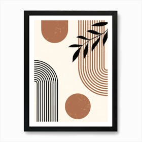 Abstract Geometric Pattern 4 Art Print