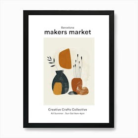 Barcelona Crafters Corner Collective 2 Art Print